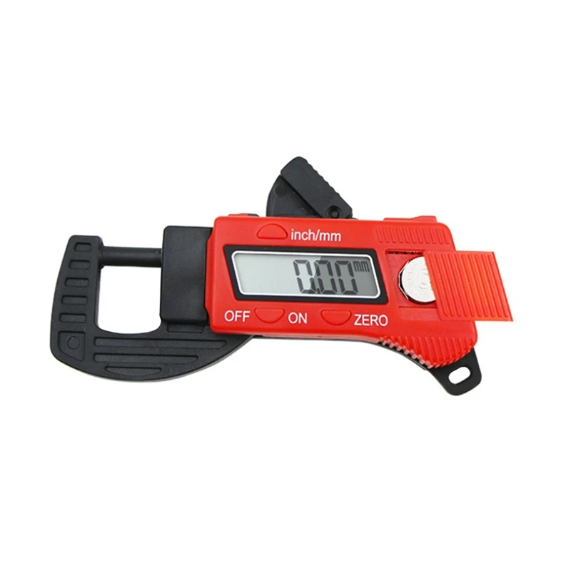 AT14 0-12.7Mm Plastic Carbon Fiber Composites Digital Thickness Caliper Micrometer Gauge