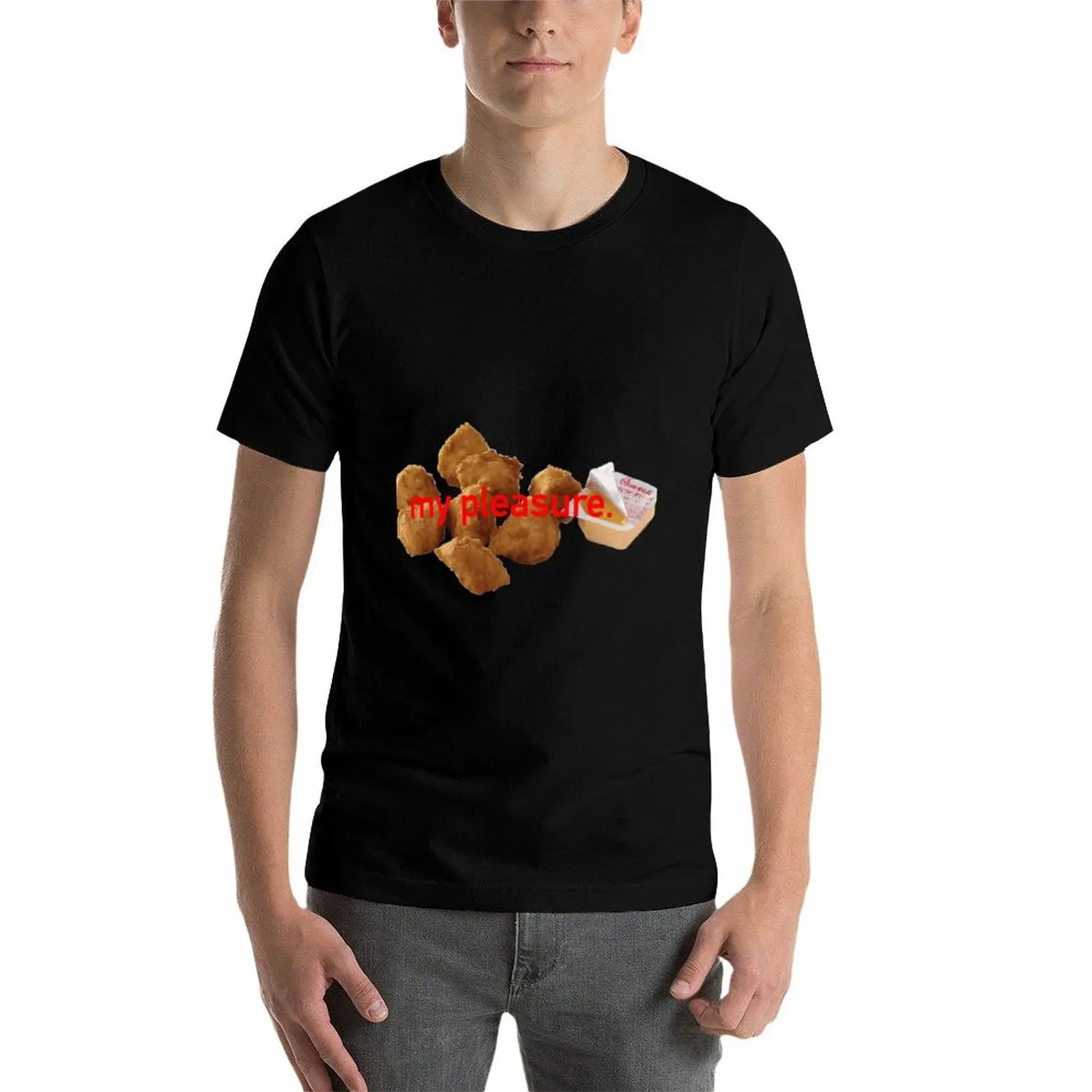Chick-Fil-A Nuggets T-Shirt Worker Basic Short Sleeve Tee view 4