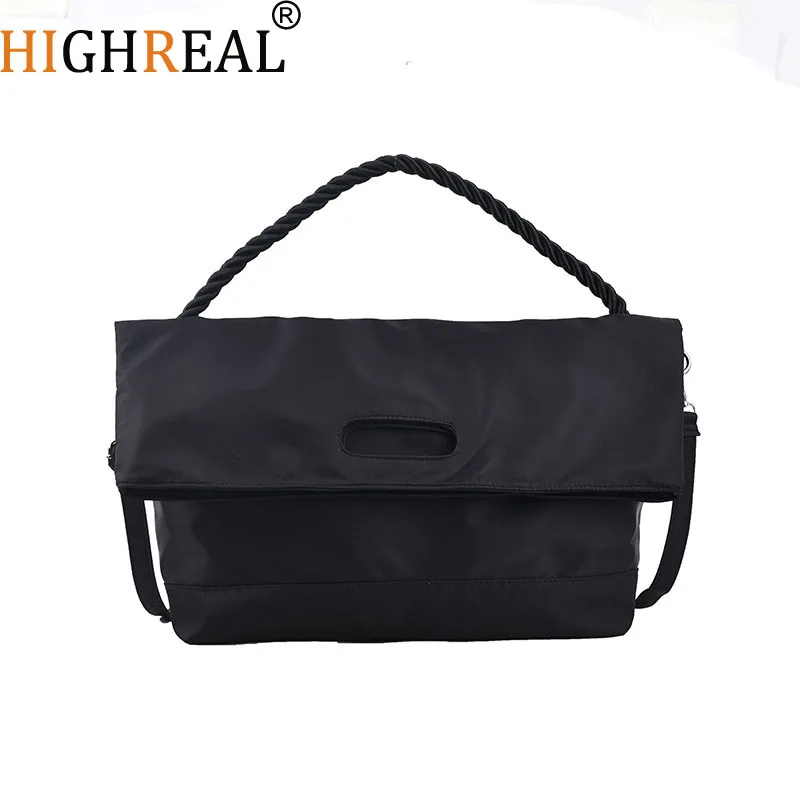 

Новая нейлоновая складная сумка через плечо для мужчин и женщин, большая сумка для путешествий в школу, спортивная сумка для фитнеса, сумка-мессенджер в японском стиле, холщовая сумка-тоут