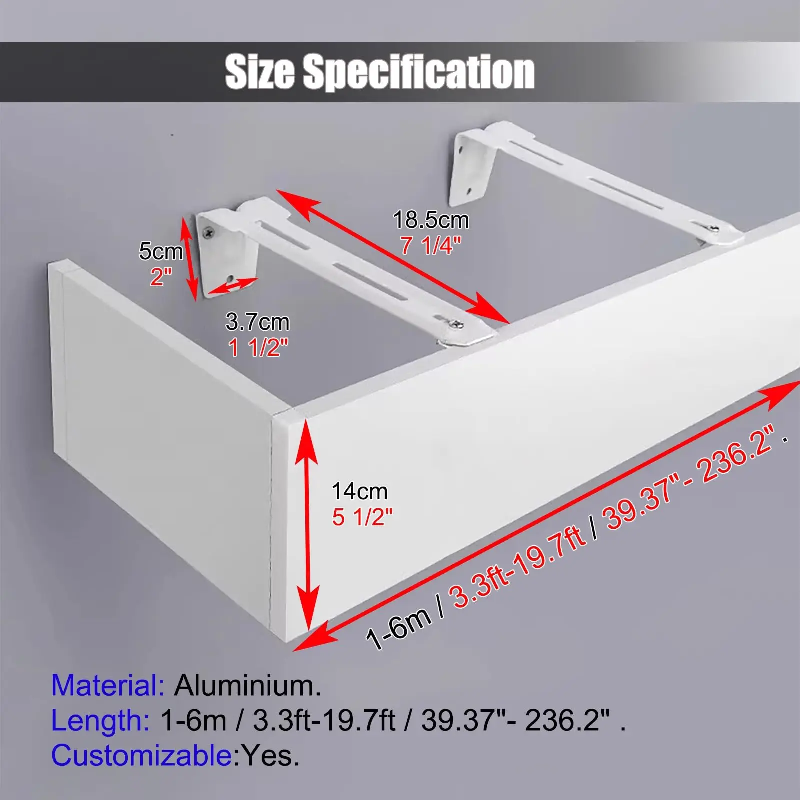 Curtain Pelmet Wall Mount Drapes Cornice Boards, Decor Valance Curtain Pelmet Box Without Track, Curtain Pelmet Panel