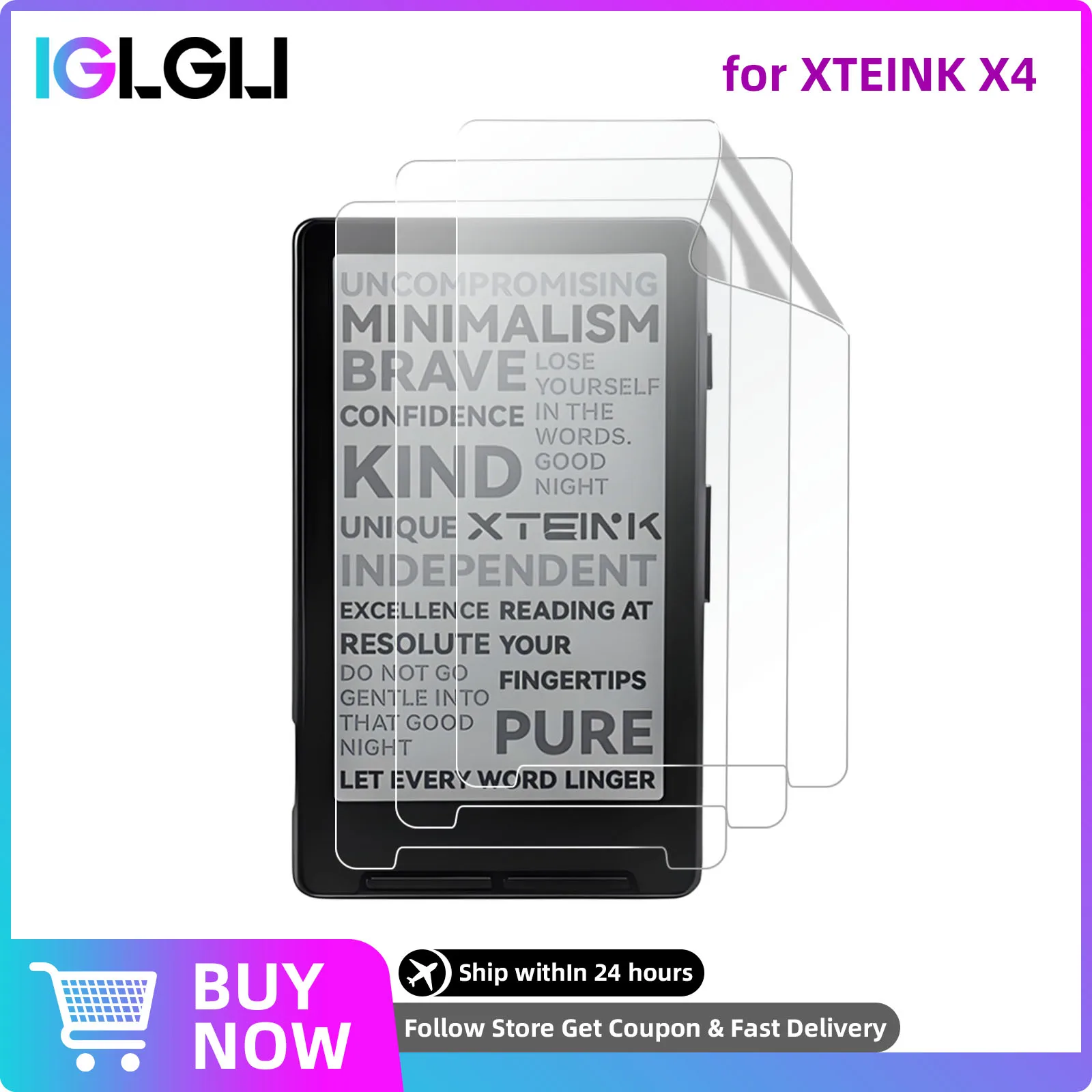 

3D-защитная пленка для экрана XTEINK X4, гибкая гидрогелевая HD-пленка с полным покрытием, прозрачная защитная пленка для XTEINK X4, аксессуары (не стекло)