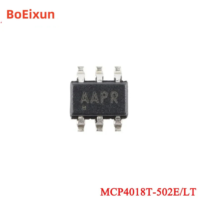 5Pcs/1pc MCP4017 T-104E/LT AHM5 103E AFY8 502E AE5B 503E AG0Q MCP4018 502E AAPR 7-bit Single-Channel Digital Potentiometer Chip