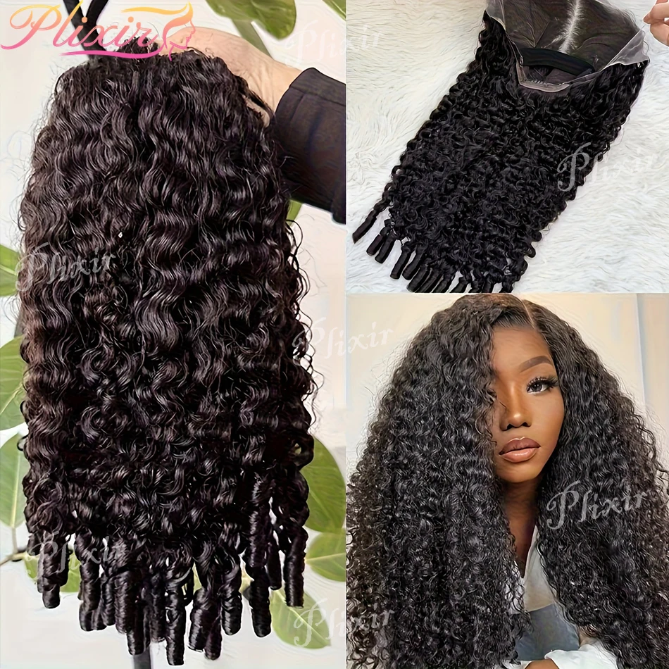 

Burmese Curly Human Hair Hair Wig 13x6 Hd Lace Front Natural 200 Density 13x4 Lace Full Frontal Hair Wigs For Women 30 36Inches