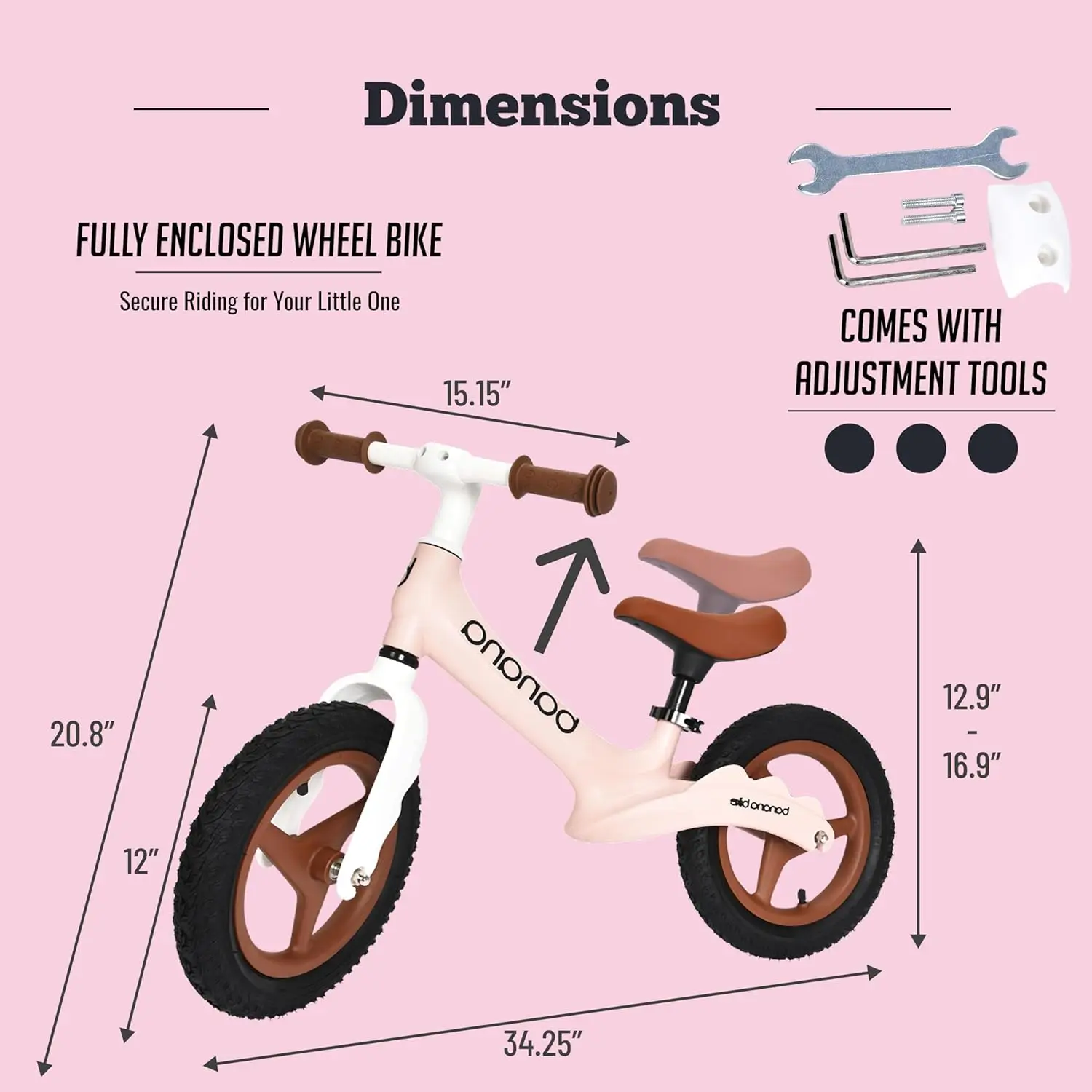 Lava Sport Kids Balance Bike - No Pedal Kids Bikes - Walking Bicycles - Beginner Lightweight Sports Training Bicycle for Boys an