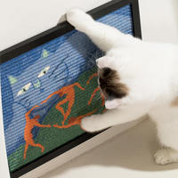 Furrytail Scratching Board Sisal Catnip Scratch Board Extra Large Scratch Surface For Inside Fashionable Cat Scratch furniture Claw care