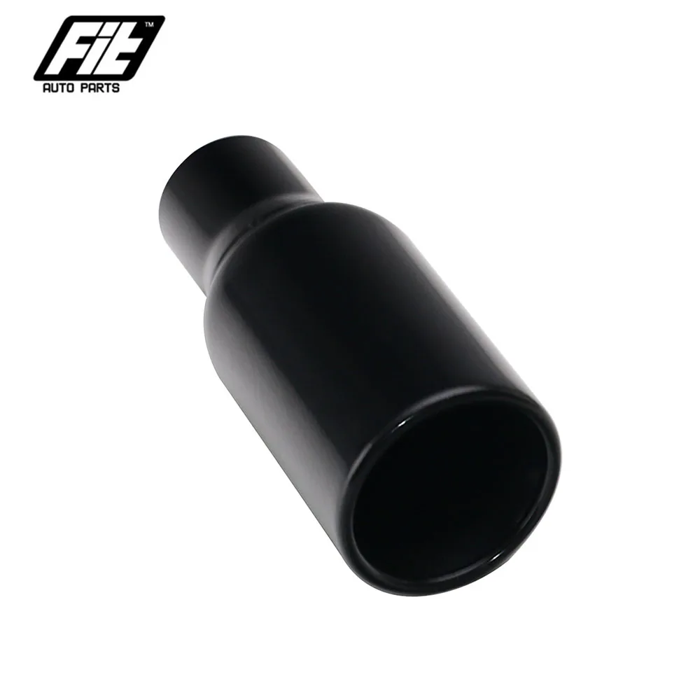 

Car Muffler Modified Exhaust Muffler Tip Stainless Steel Black Tail Throat 51MM