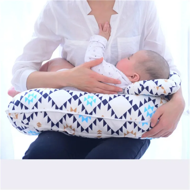 Nursing Pillows Breastfeeding Multifunctional Cartoon Pattern Waist Support U-Shaped Cushion Maternity Infant Universal Pillow