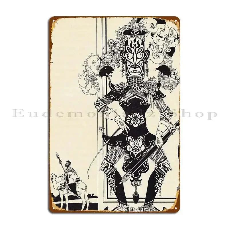 Emir In Armour Metal Plaque Club Decoration Pub Retro Designing Tin Sign Poster