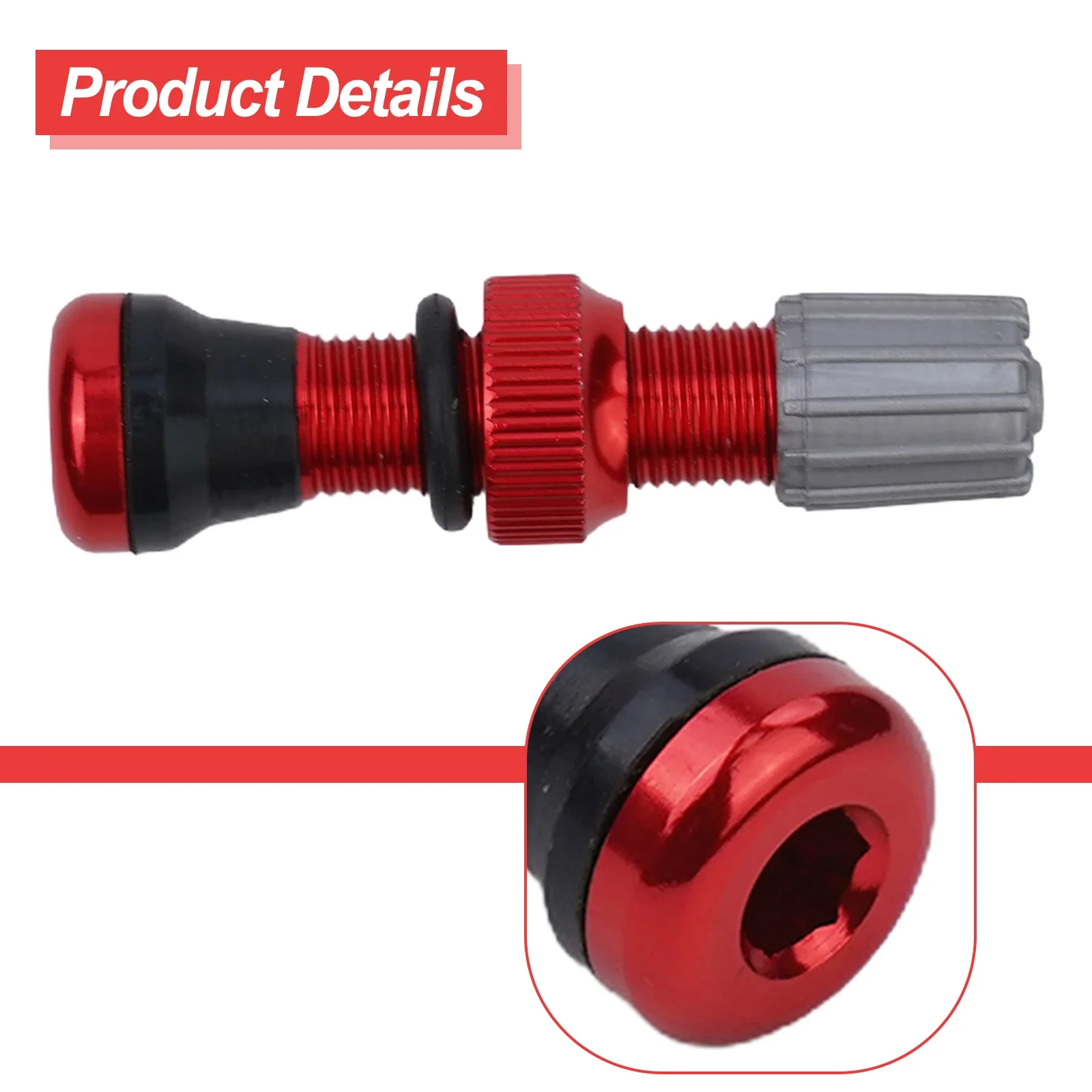 

For-Schrader Valve Tubeless Valve For-Schrader Valves Length 40mm Riding Supplies Stainless Steel Material 1pc