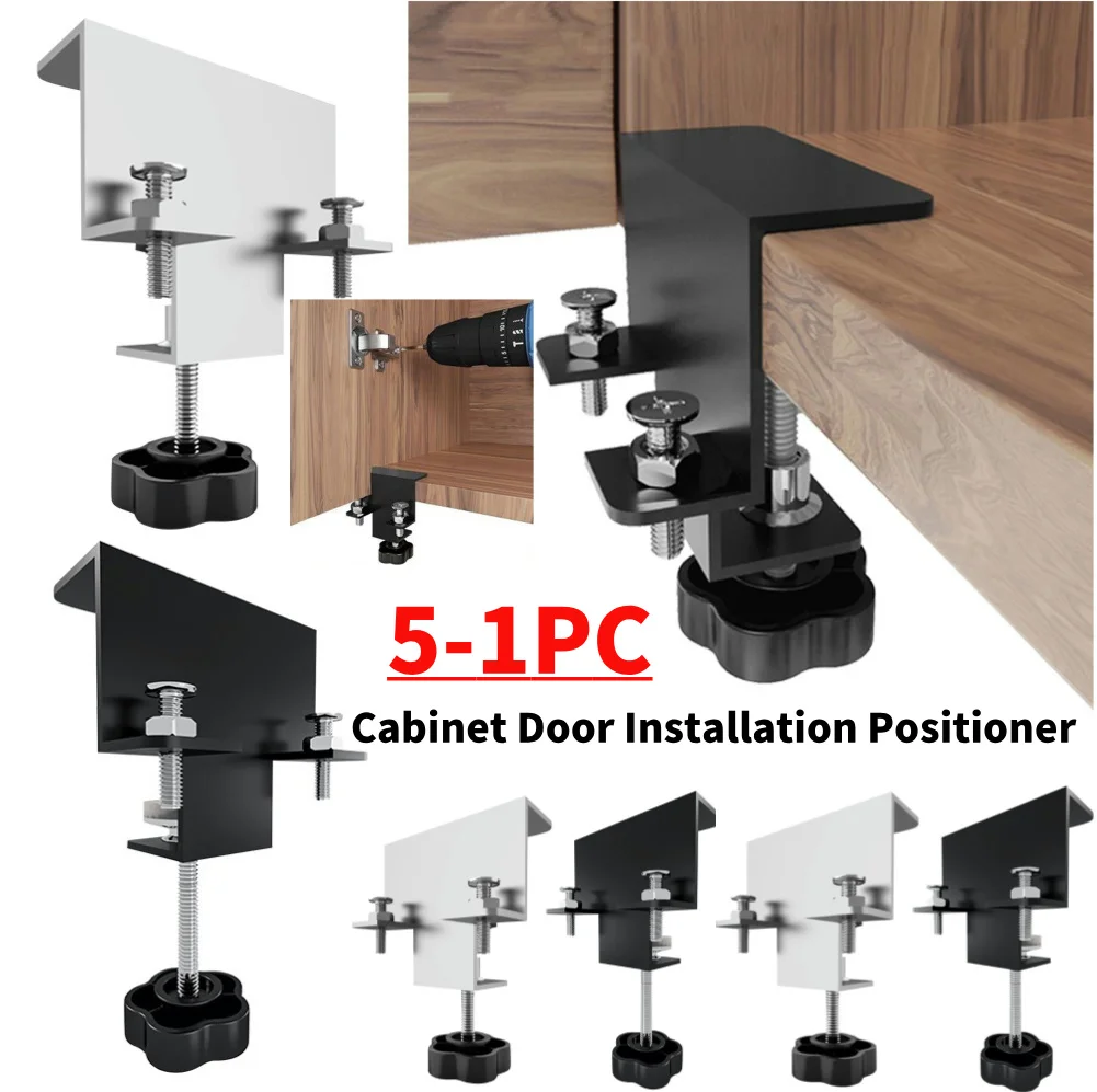 

Cabinet Door Seam Correction Fixture Cabinet Door Installation Jig Woodworking Specialized Tool for Most Cabinet Door Positioner