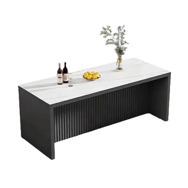 Modern Minimalist Kitchen Island Trendy Elegant Plain Beauty Kitchen Island Nordic Aesthetic Cuisine Meuble Kitchen Furniture