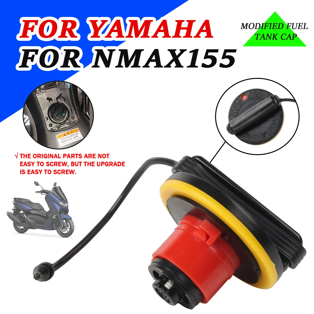 

Motorcycle Accessories Modified Oil Fuel Tank Cap Gasoline Cap Easy To Twist Screw Cover For YAMAHA NMAX155 NMAX 155 N-MAX 155