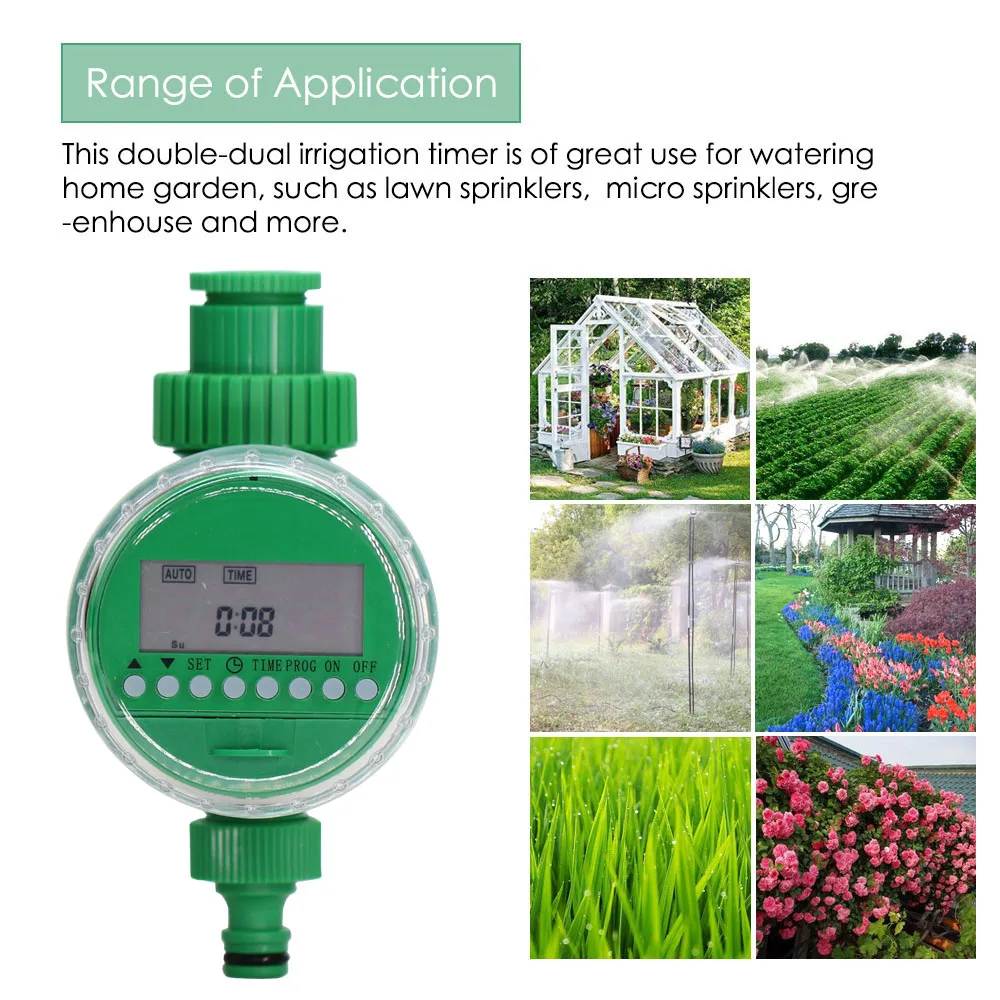 Garden Water Timer Digital Programmable Controller Automatic Mannual 1PC Tap Hose Sprinkler Outdoor Irrigation Timing for System