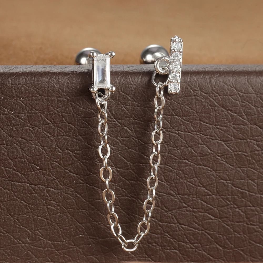 Women's 18K Gold Plated Zircon Crown Stud Earrings
