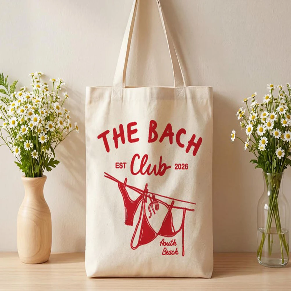 

Stylish Bride Tote Bag Red The Bach Club Est Tote Wedding Gift Honeymoon Bridal Shower Decoration Bachelorette Party Supplies