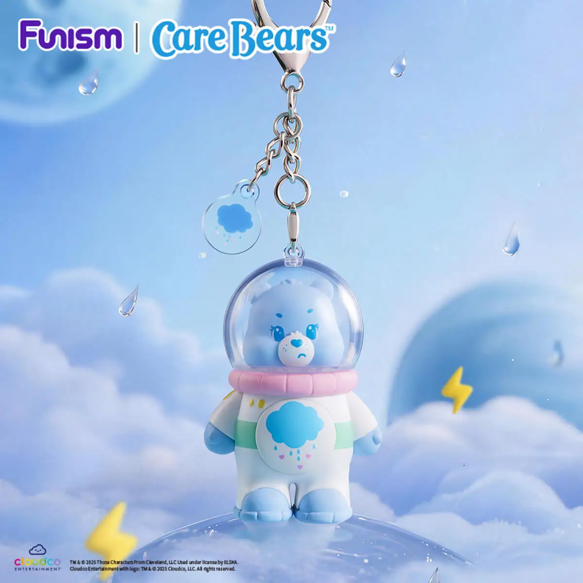 FUNISM Care Bears Serie Schlüsselanhänger Blind Box Figur Niedliches Geschenk für Kinder Geburtstagsparty Actionfigur Sammlerstück Süßes Geschenk