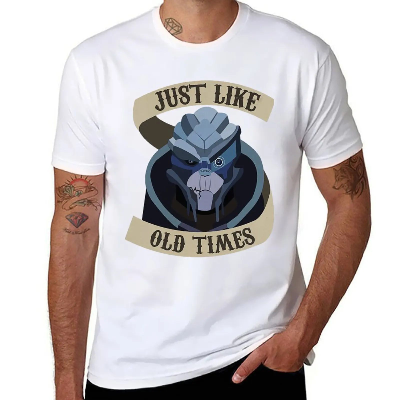 Mass Effect T-Shirt cotton t shirts high quality man t shirt cotton T-Shirt
