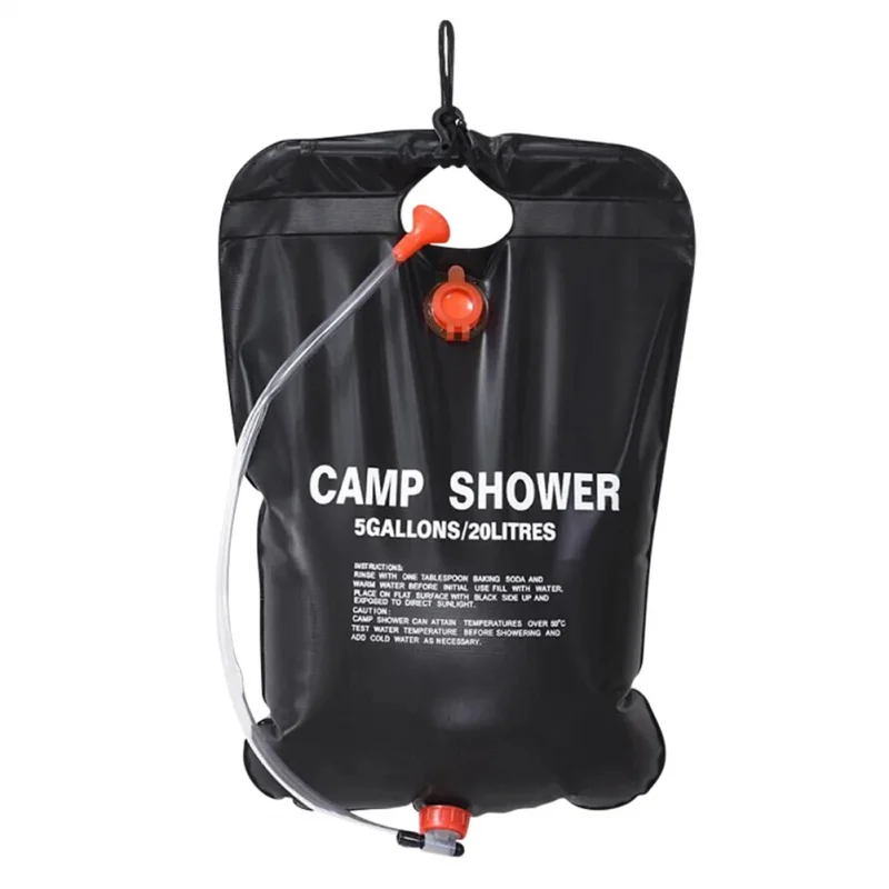 20L Water Bottle Camping Shower Solar Heating Folding Water Canister Camping Bucket Bottle Pouch Water Bag Camping Supplies