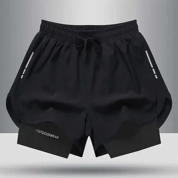5/1Men's Aloe Pants Athletic Shorts Two-Layer Swim Trunks: Stylish, Quick-Drying & Comfortably Fit for Beach, Pool & Hot Spring! 6 5/1Men's Aloe Pants Athletic Shorts Two-Layer Swim Trunks: Stylish, Quick-Drying & Comfortably Fit for Beach, Pool & Hot Spring! 6