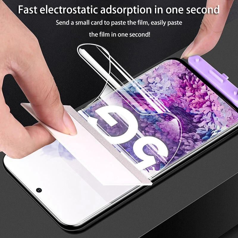 2Pcs Hydrogel Film for Samsung Galaxy S22 S23 Plus Screen Protectors For S21 S20 FE Not Glass Films