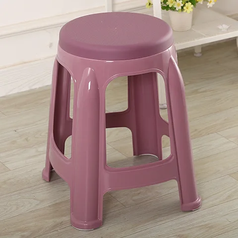 

0392 Household plastic small stool living room simple Gaodengzi thickened plastic stool chair large