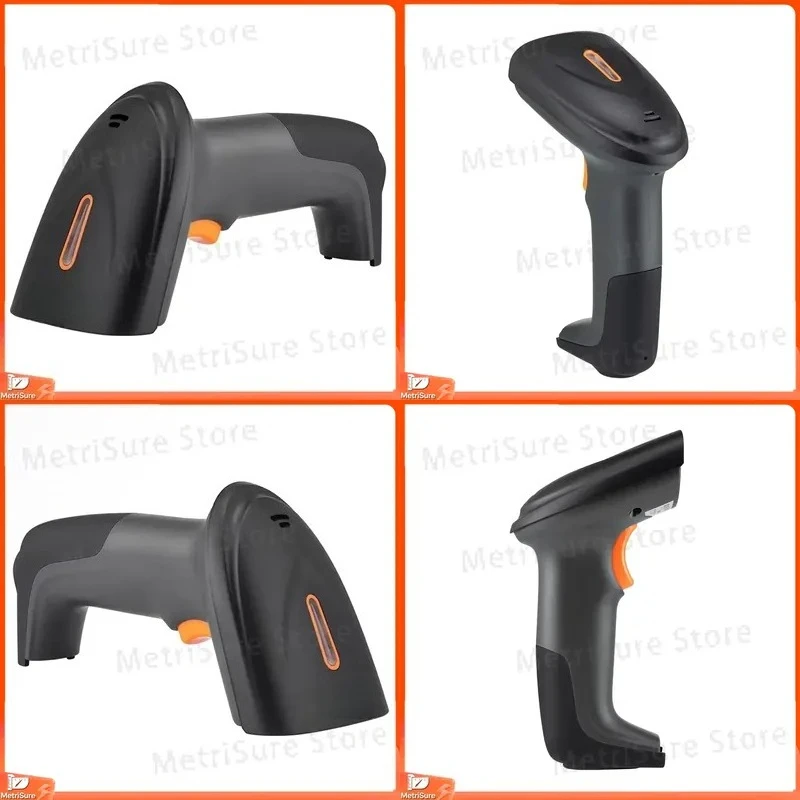 Wireless Handheld 1D Barcode Scanner USB Cordless QR Code Reader for Retail Inventory Management Supermarket POS System