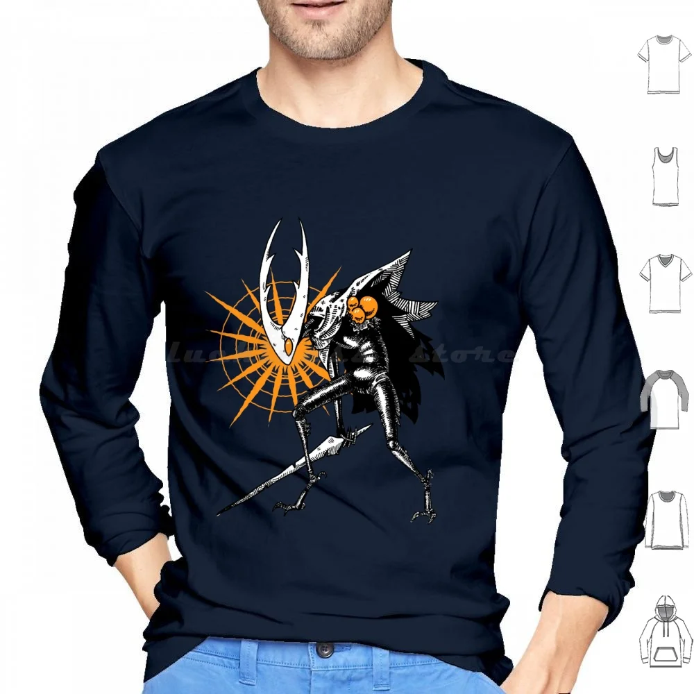 The Hollow Knight Hoodie cotton Long Sleeve Fanart Ink Hollowknight Radiance Gaming Indiegames Finward Arellano