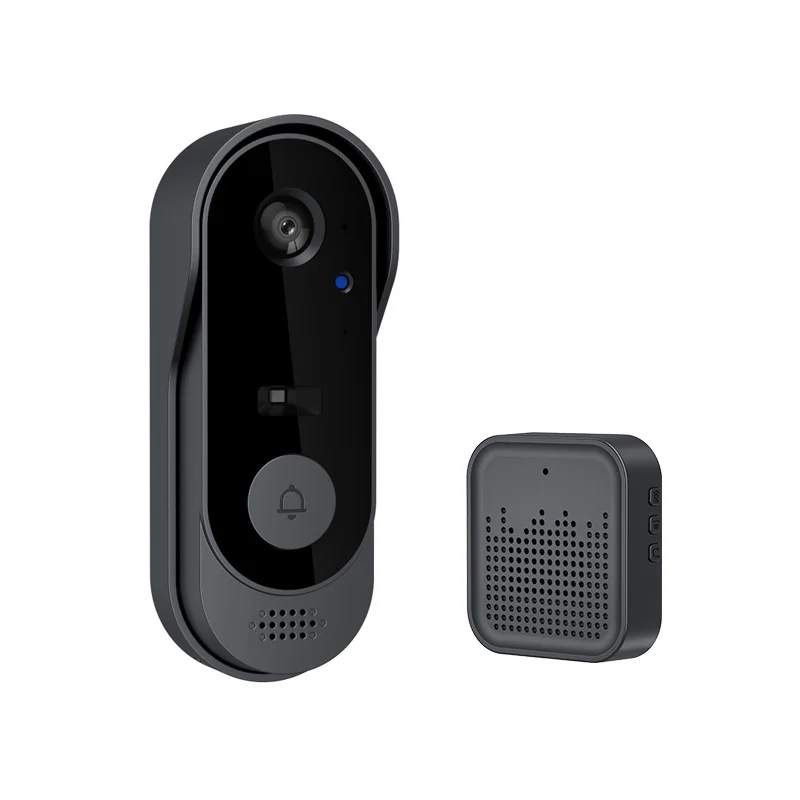 Tuya Smart Home Waterproof Door Bell Night Vision Monitors HD Video Camera 2.4G WIFI Ring Doorbell Wireless Intercom Voice