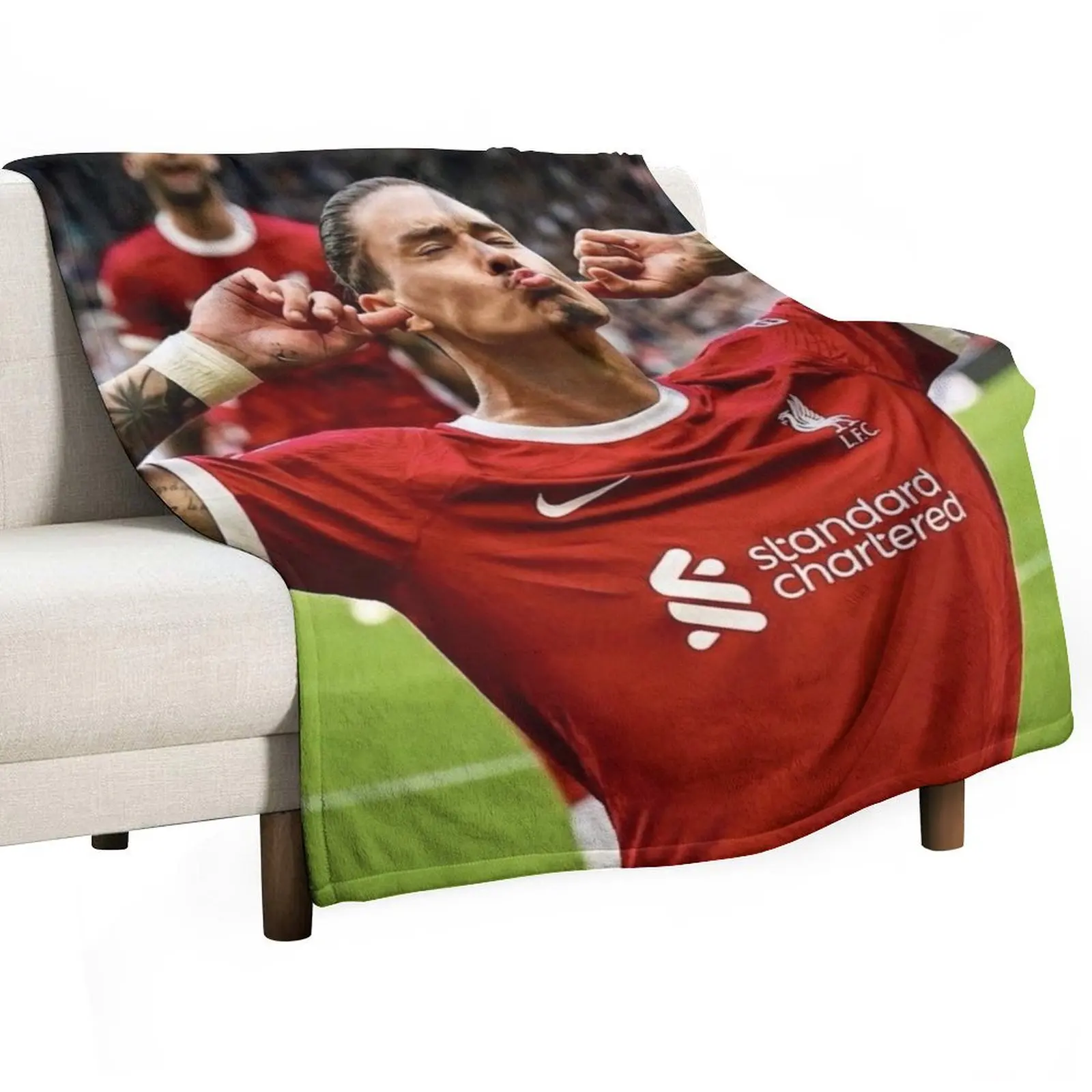 

Darwin Nunez Throw Blanket Nap for babies Cute Thin Blankets