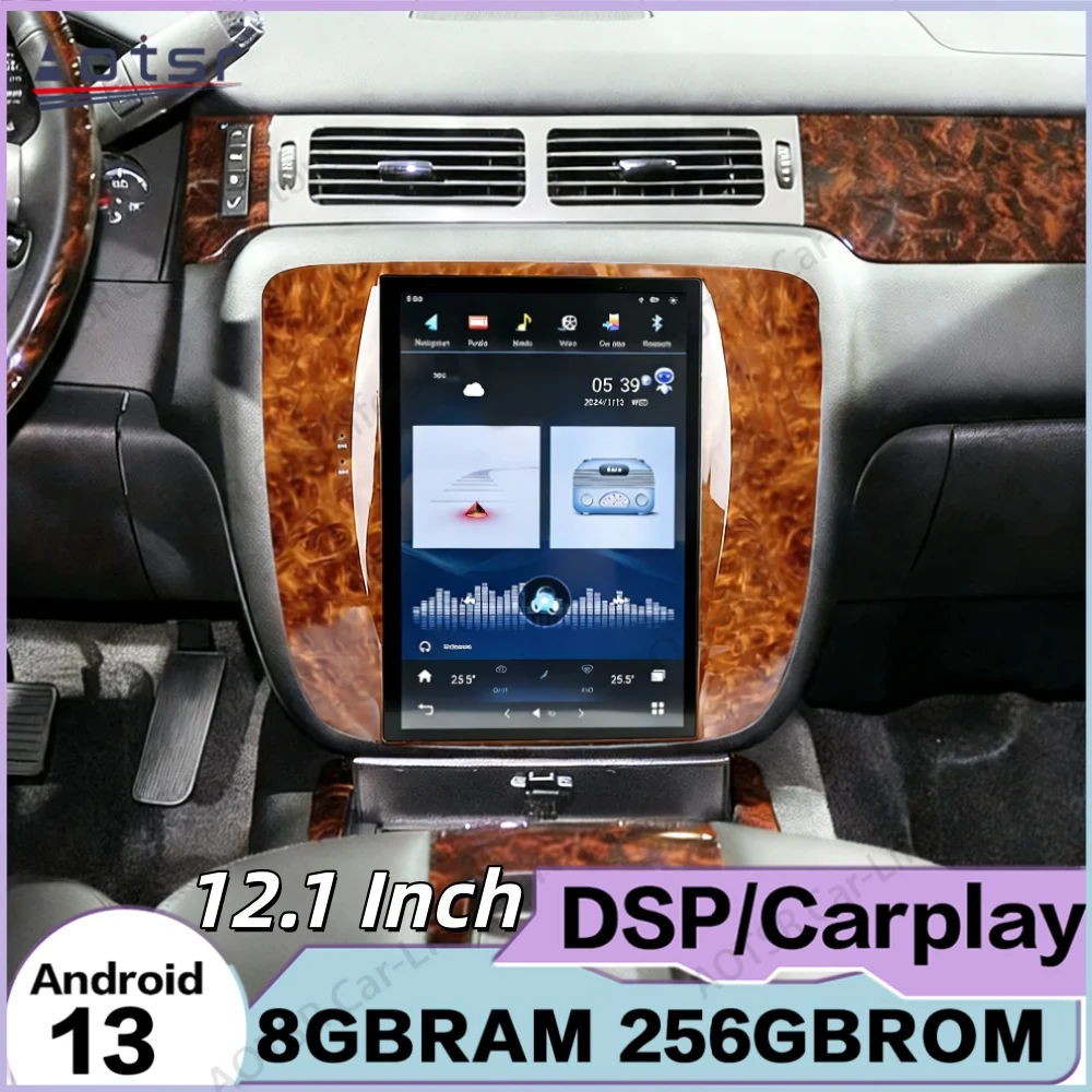 

12.1 In Multimedia Android Auto For GMC YuKon Chevy Suburban Tahoe 2007~2013 Radio GPS Navigation Car Stereo Receiver Head Unit
