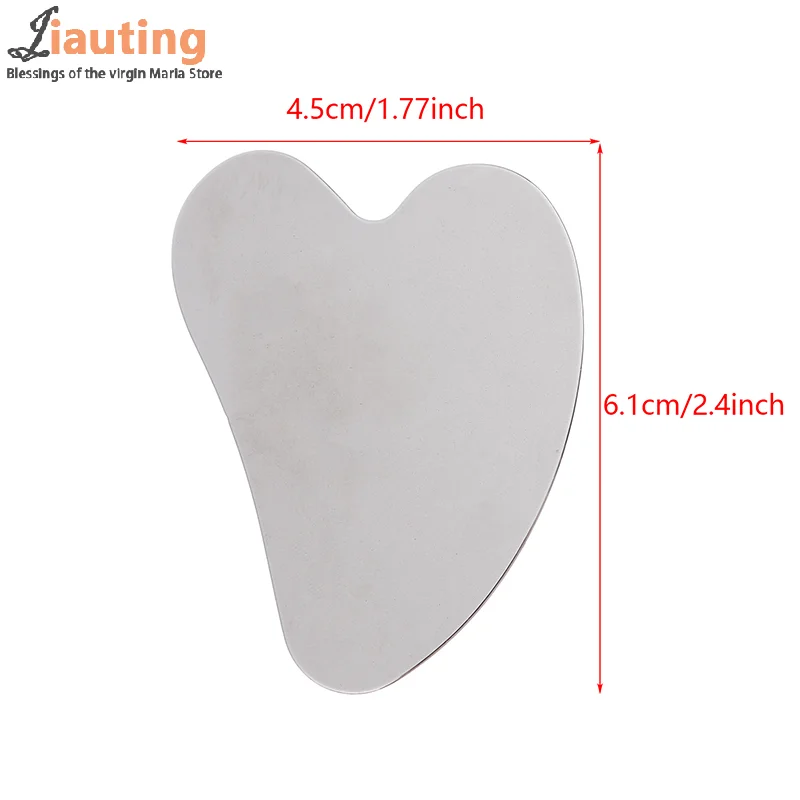 Face Neck Body Guasha Massage Tool Facial Skin Care Guasha Board Face Massager Stainless Steel Gua Sha Scraper Massager