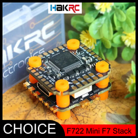 HAKRC F722 V2 mini Stack F722 Mini Flight Controller Dual BEC W/ 35/40/60/65A 4in1 ESC DShot150/300/600/1200 PWM for FPV Drone