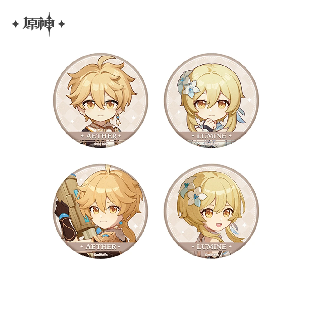 Game Genshin Impact Sumeru City Chibi Tighnari Alhaitham Candace Nahida Wanderer Cosplay Badge Pin SPTE Tinplate Brooch Prop ﻿