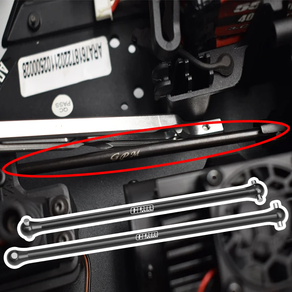 

GPM Metal Steel Central Drive Shaft Dog Bone AR310460 + AR310472 for 1/8 KRATON TALION EXB V5 V6 6S RC Car Upgrade Accessories