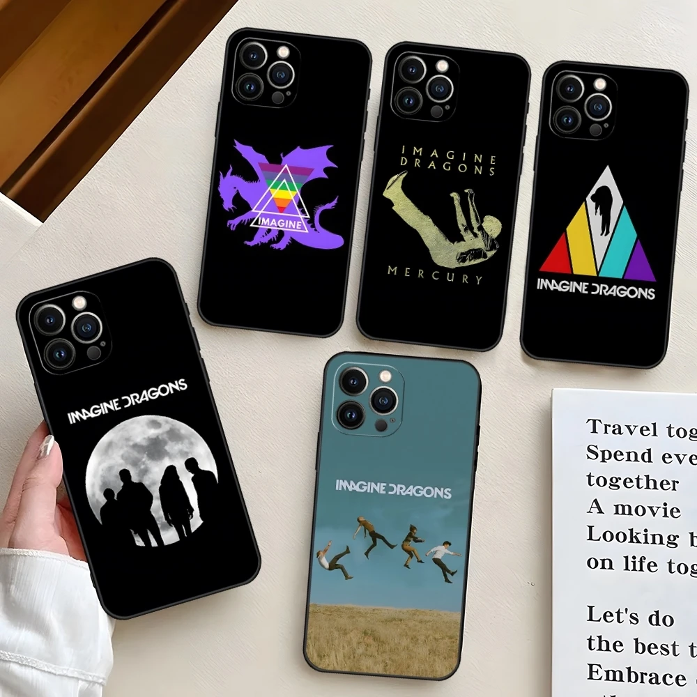 Imagine Dragons Band Phone Case For Iphone 15 16 Pro Max 14 Mini 13 12 11 X Xr Xs 6s 7 8 Plus Back Cover