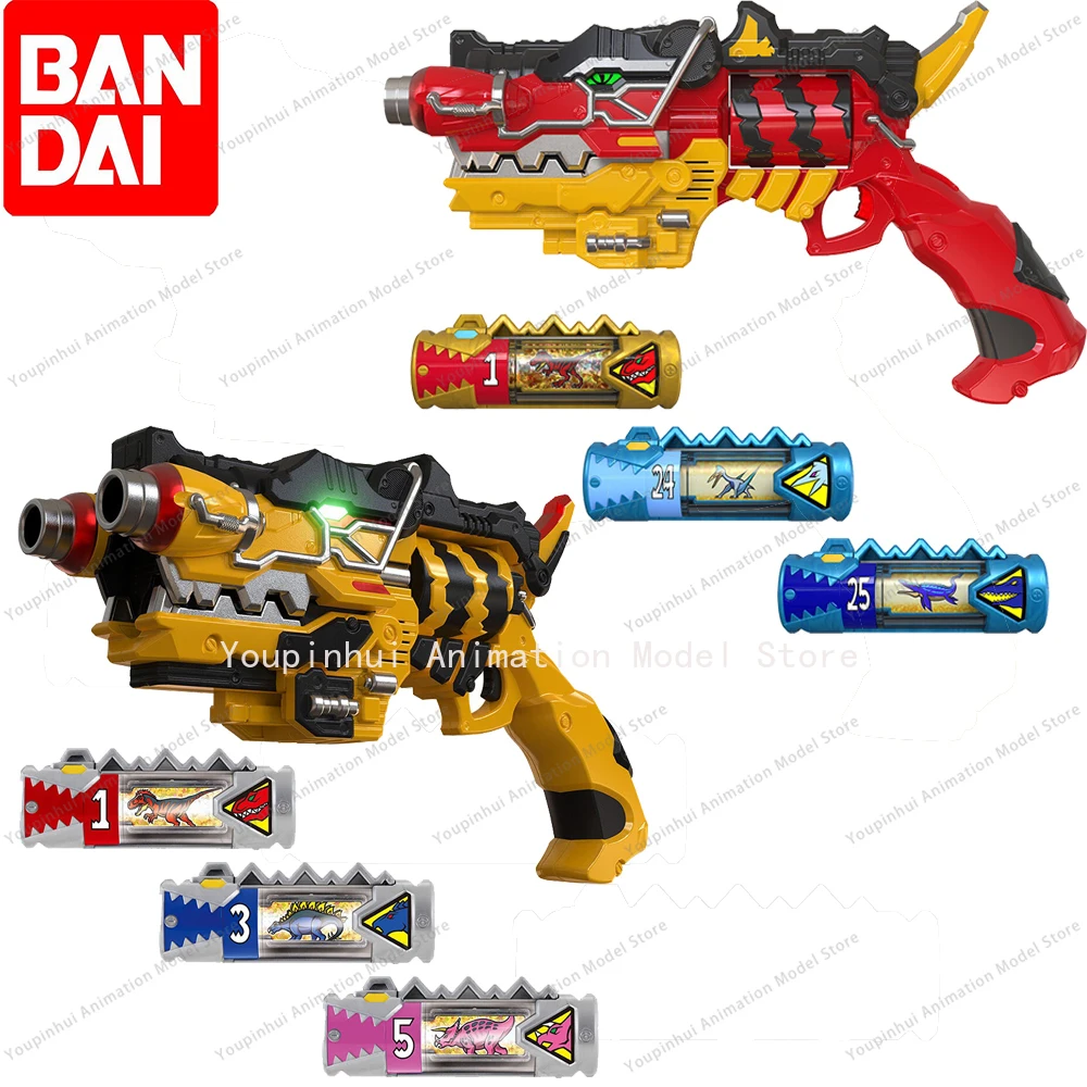 Pre Sale Bandai Original Zyuden Sentai Kyoryuger Gaburevolver Collectible Model Toys Birthday Gifts for Fans Kids