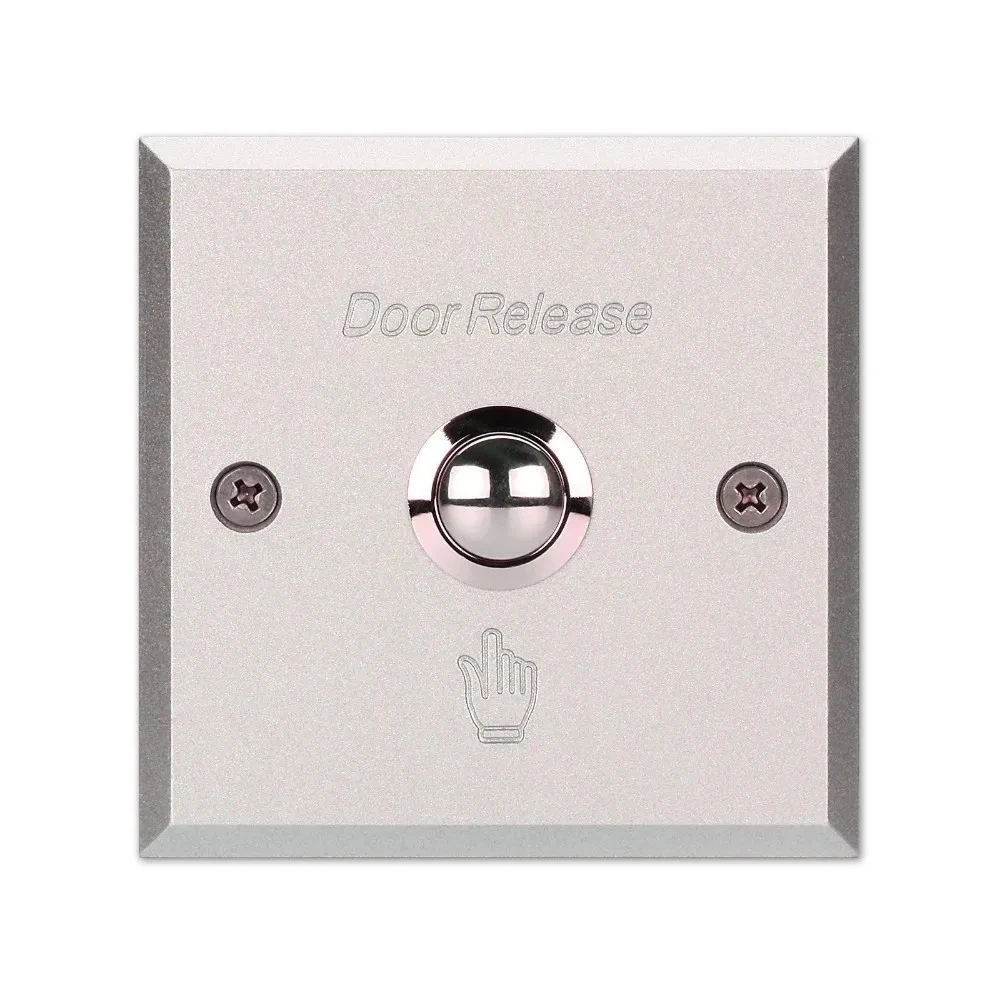 10pcs Exit Button For Access Control ,Aluminium Alloy Door Release ,Dim: 86Lx86Wx20H(Mm)