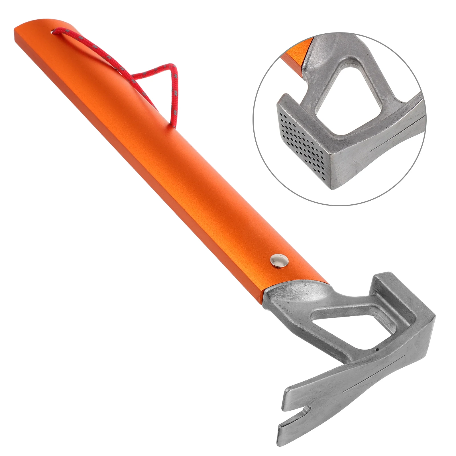 

Outdoor Nail Puller Durable Aluminum H Stainless Steel Camping Hammer Tent Stake Tool Portable Design for securing
