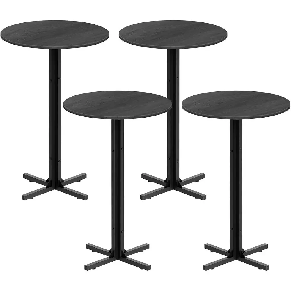 Round Bar Table Set…