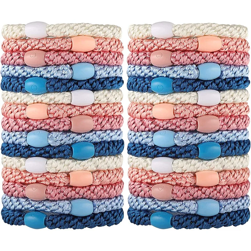 

10Pcs No Damage No Crease Hair Ties for Women,No Slip Hair Elastics for Thick Hair, Stretchy Ponytail Holders