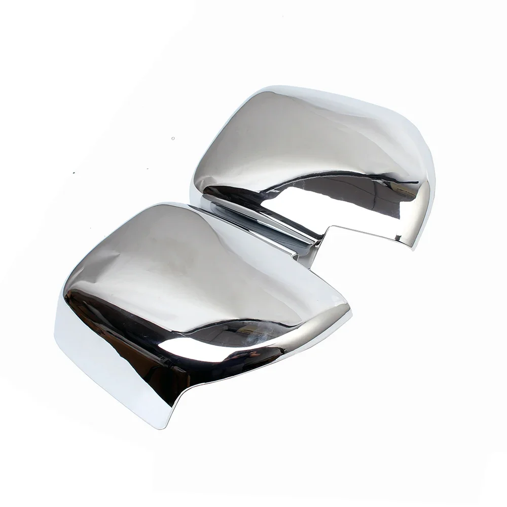 2PCS ABS Chrome Rearview Side Door Mirrors Cover Trim Car styling For Toyota Land Cruiser 100 LC100 1998-2004 2005 2006 2007