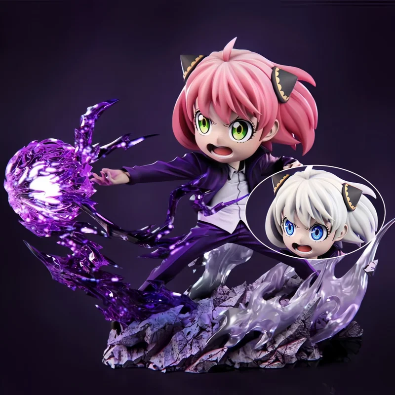 

16cm Gk Anya Cos Gojo Satoru Double Head Swap Spy×Family Jujutsu Kaisen Anime Figure Model Statue Ornament Kids Gift Collection