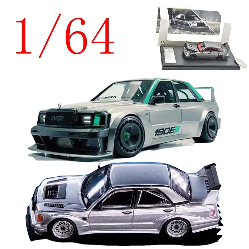 

RM Diecast 1/64 Scale Mercedes-Benz Alloy Model Cars Mercedes-Benz 190E LBWK Play Vehicles Toys for Boys Gift Original Box