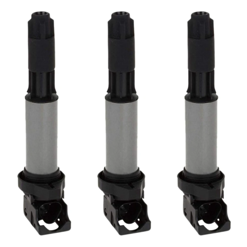 3X Ignition Coil For BMW E46 E53 E60 E70 E71 E90 323I 325I 535I X3 12131712219