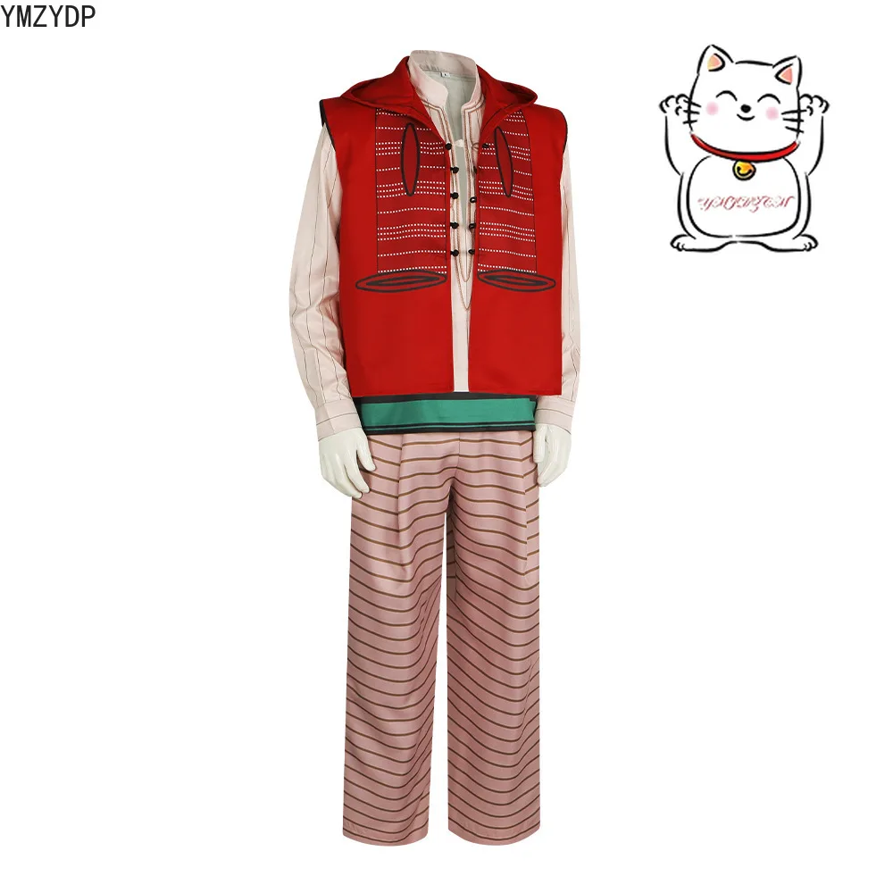 أزياء علاء الدين الحقيقية للرجال لمرحلة ما قبل الهالوين كرنفال الأمير التنكرية للعب الأدوار #4