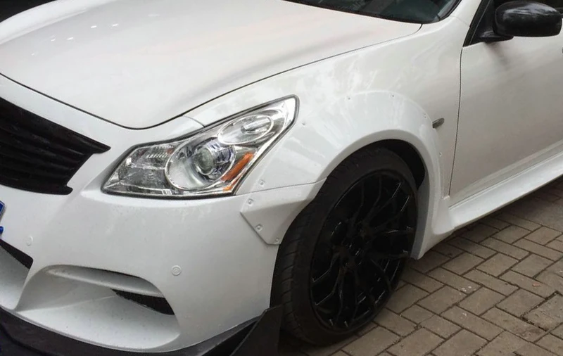 

Подходит для Infiniti G37 TP Style Широкая арка переднего крыла