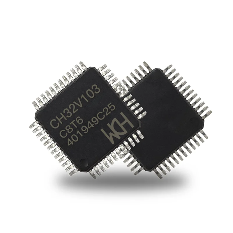 10Pcs/Lot RISC-V MCU CH32V103, USB, TouchKey, 3.3V/5V VDD