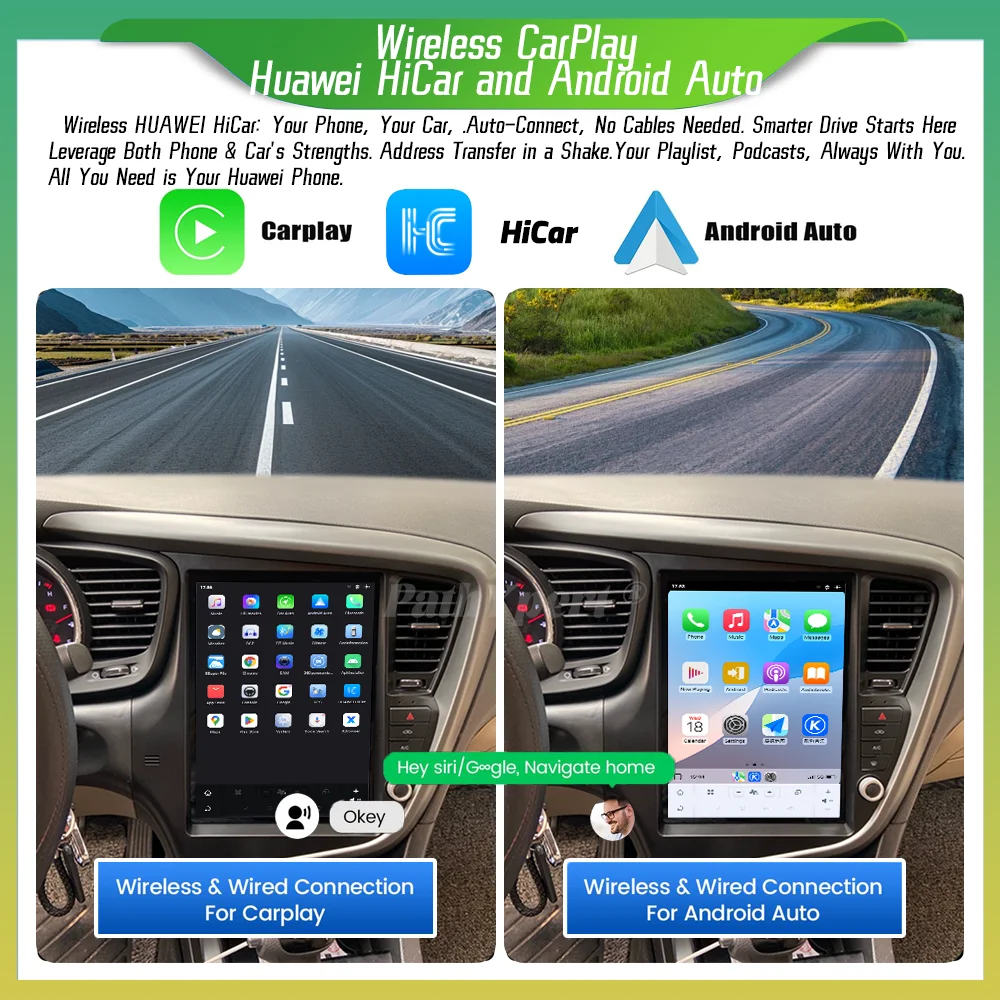 12.1”Car Radio Android13 For Kia Optima K5 2011-2015 Automotive Multimedia Wireless Carplay Stereo BT GPS FM Boots Up Instantly