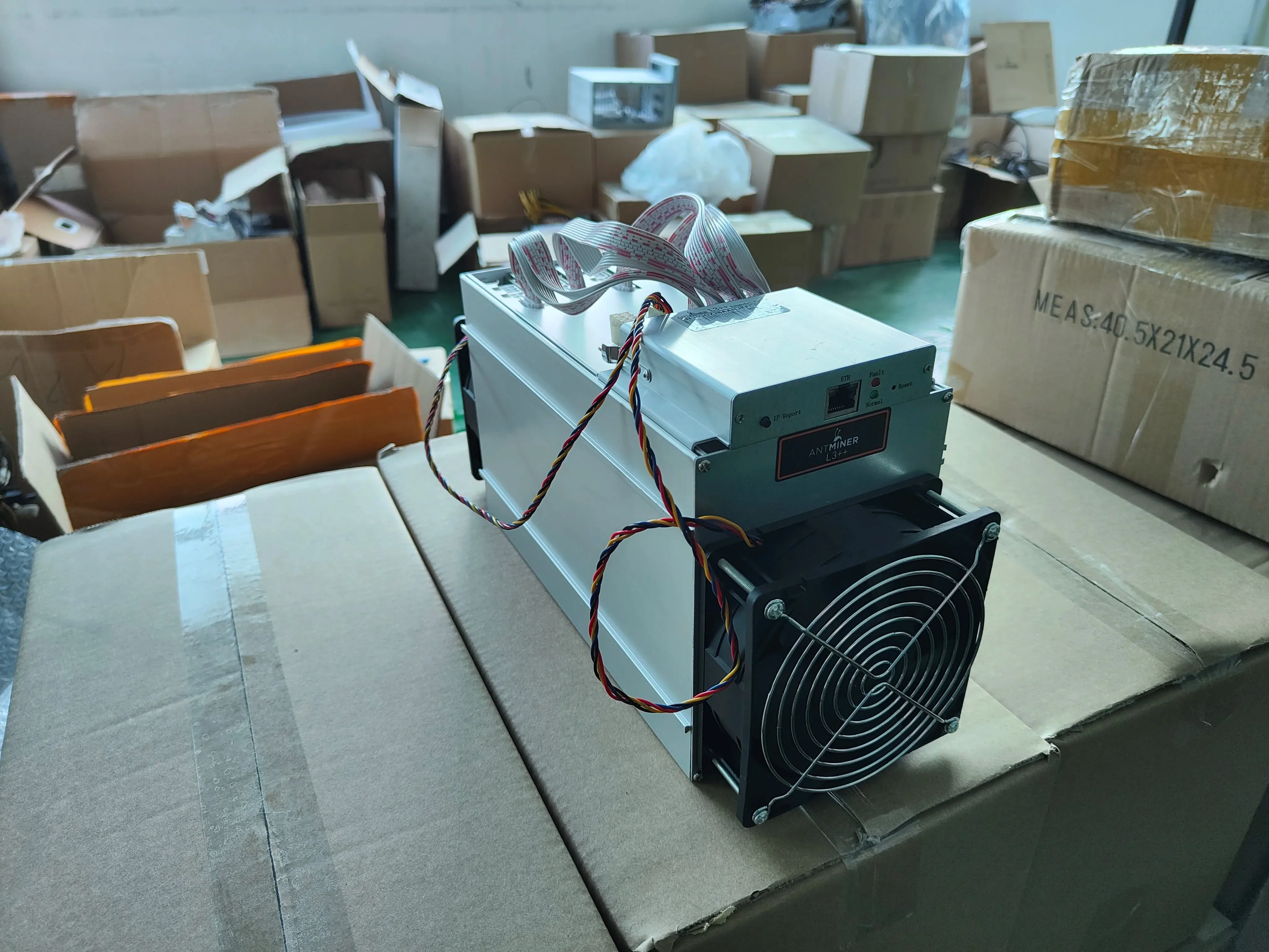 Antminer L3++( With PSU )Scrypt Litecoin Miner 580MH/s LTC Come with Doge Coin Mining Rig ASIC Miner Than Antminer L3