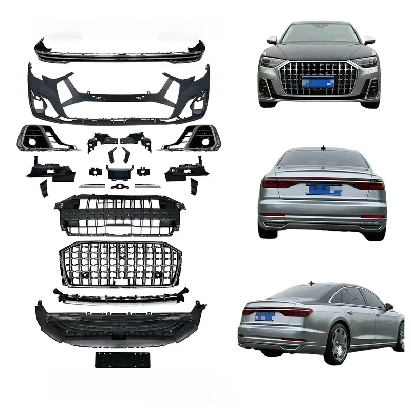 High Quality Body Kit for  A8 18-22 Style Upgrade 23 Style Horch Front Bumpers Headlight Taillight Rear Lip Spoiler